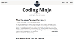 Desktop Screenshot of codingninja.co.uk